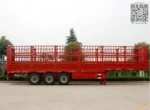 Chengli cargo semi trailer rear view with tail doors