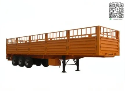 Heavy duty 3 axle chassis with Q345B steel I beam construction