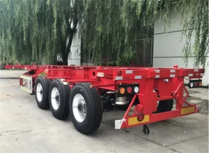 50T container skeleton trailer twist locks