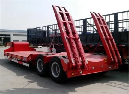 Low bed trailer cross beam construction Q235B steel side beam