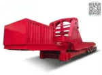 Chengli lowbed trailer turntable mechanism for blade loading