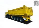 60 ton capacity tipping trailer bed structure