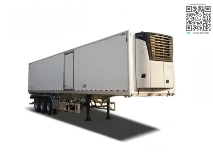 Carrier X4-7300 cooling unit on refrigerator semi trailer