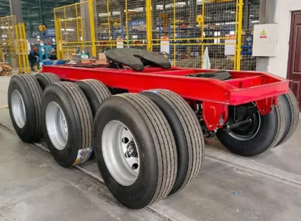 K-Hitch brand axles on ADR dolly trailer