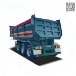 Hydraulic lifting system on Chengli tipping trailer