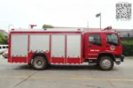 Water and foam monitor on Chengli fire truck