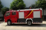 5000L liquid tanker on fire truck chassis