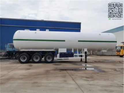 Q345 steel LPG tanker body with 12mm thickness