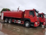 CB10/30 fire pump and 20 ton water tank on HOWO chassis