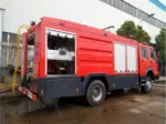 Side profile of Chengli off road fire truck