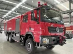 Chengli factory airport fire truck side profile with equipment