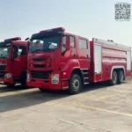 15000 liter liquid tank and 5000 liter foam tank configuration