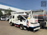 Chengli factory HOWO chassis with 360-degree rotating boom system visible