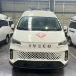 RHD IVECO long axle cabin interior with dual-zone air conditioning vents