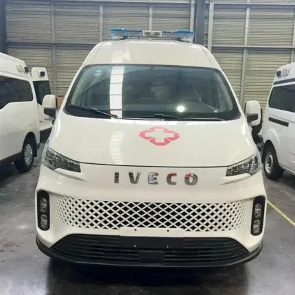 RHD IVECO long axle cabin interior with dual-zone air conditioning vents