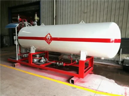 LPG skid station tank shell 10.0mm thickness