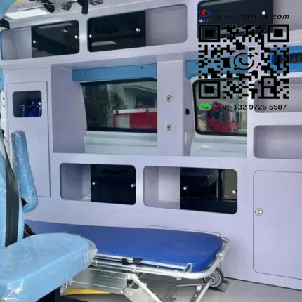 CHENGLI 4X2 diesel isolation ambulance side profile view