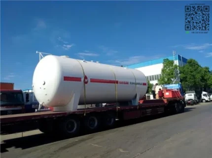25 ton LPG storage tank hemispherical end detail