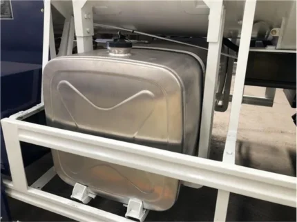 Q345 steel LPG tank with manifold and valve assembly