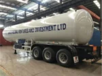 Flammable liquefied petroleum gas carrier trailer