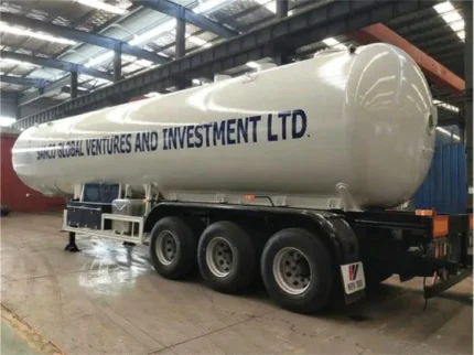 Flammable liquefied petroleum gas carrier trailer