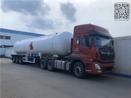 25tons LPG tanker trailer with three BPW axles