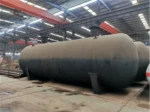 External view of Chengli underground LPG tank with Carbon Steel Q345R construction