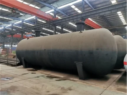 External view of Chengli underground LPG tank with Carbon Steel Q345R construction