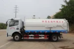 Chengli factory 4x2 dumper garbage truck front view