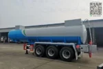 Fuwa landing gear and three-axle suspension system