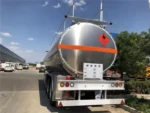 Chengli fuel tanker with aluminum body panels