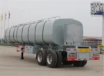 Italy Riello burner mounted on the bitumen tank trailer