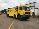 Dongfeng 8X4 heavy recovery tow truck on factory floor