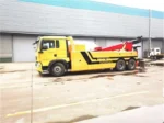 Under-lift mechanism and winch system on SINOTRUK HOWO 25 ton wrecker truck
