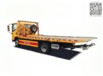 Planetary winch with 21m steel cable on flatbed truck