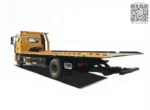 Hydraulic winch system with 10000 kg pulling capacity and steel cable
