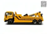 Recovery wrecker truck side profile