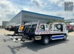 Winch and underlift mechanism on Chengli flatbed tow truck
