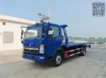 HOWO chassis cab of 5-ton tilt-tray recovery truck