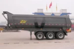Factory direct dump semi trailer for bulk material transport
