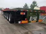 WABCO brake system and mechanical leaf spring suspension on flatbed trailer