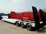 mechanical steel suspension and dual tire axles