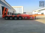 Rear loading ramps with spring loaded manual operation