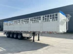 4 axle chassis detail on Chengli warehouse trailer