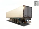 Split rear door of 30 ton refrigerated semi trailer
