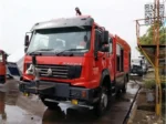 Fire fighting equipment mounted on 4x4 rescue truck