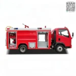 CB10/20 rear-mounted fire pump with control panel