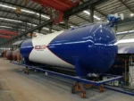 Mobile LPG filling station control panel and piping