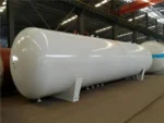 LPG tank with DN50 vapor and gas outlet connections