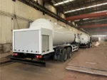 Q345R LPG tank with valve and gauge panel